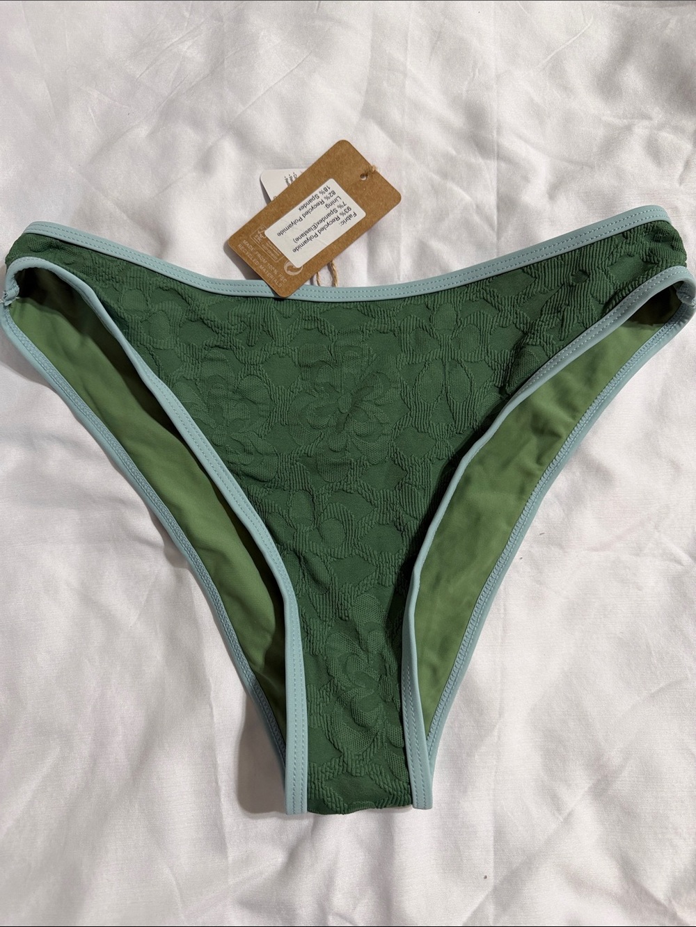 Berlook green bikini bottoms size medium